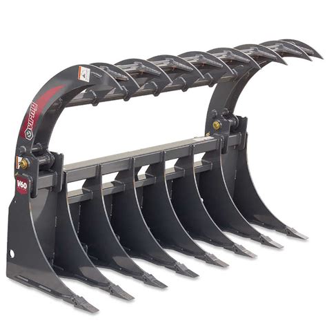 skid steer root grapple rake|grapple rake for sale.